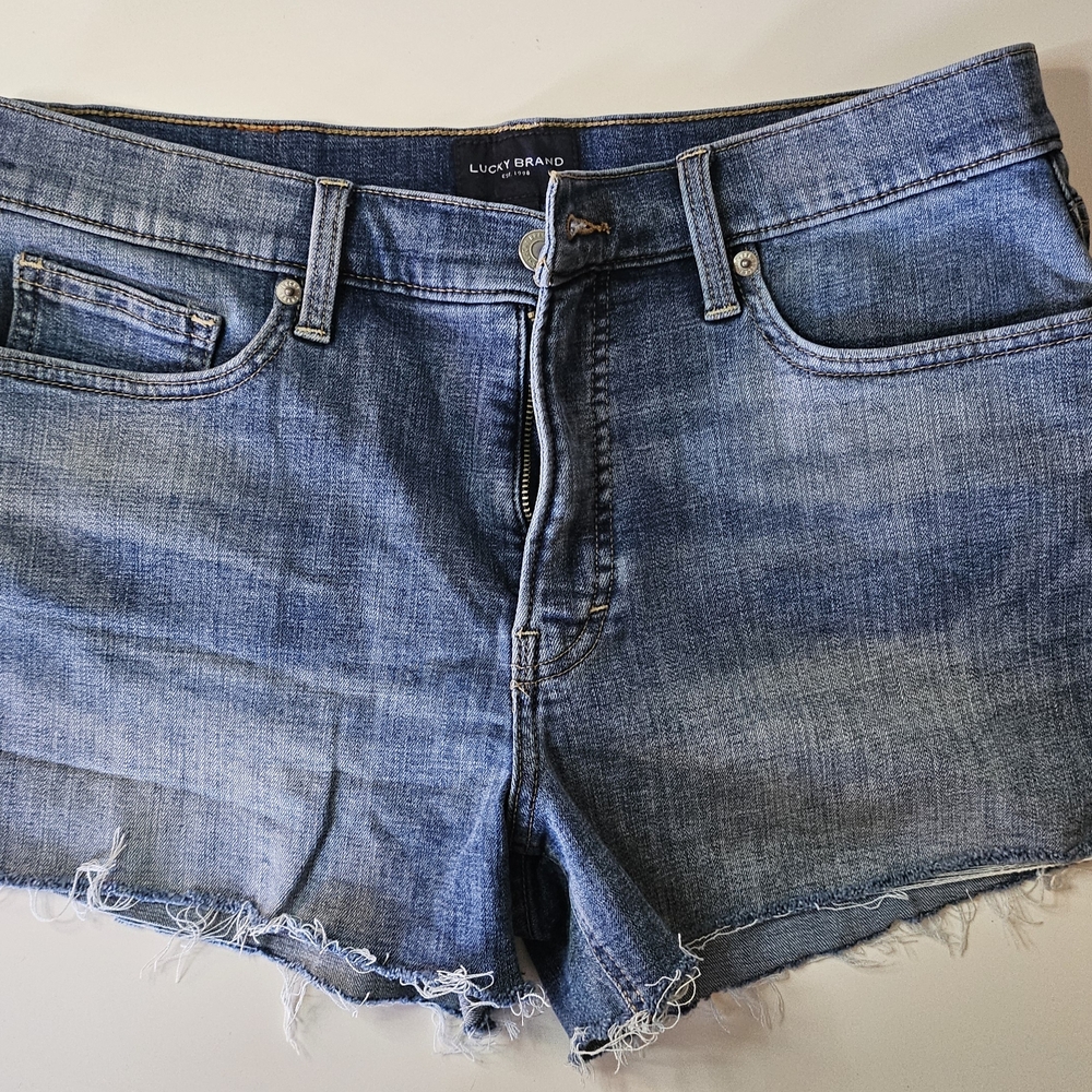 Lucky Brand Blue Denim Cutoff Shorts